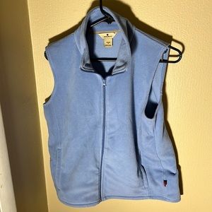 Woolrich Women’s Fleece Vest Color Blue Size Medium